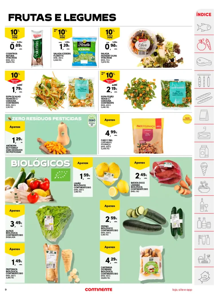 Folheto Continente de 8 a 14 Abril 2025 - Página 09