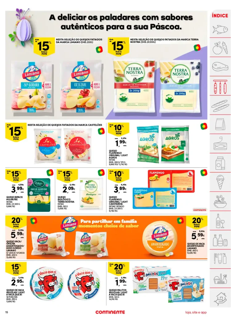 Folheto Continente de 8 a 14 Abril 2025 - Página 15