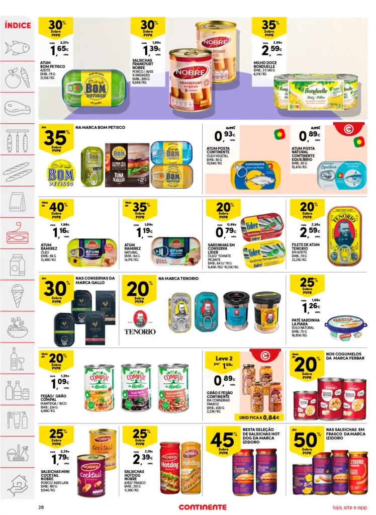 Folheto Continente de 8 a 14 Abril 2025 - Página 28