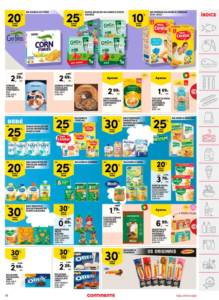 Folheto Continente de 8 a 14 Abril 2025 - Página 33