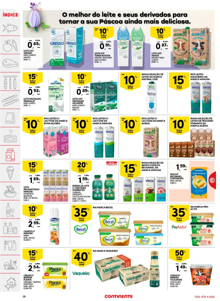 Folheto Continente de 8 a 14 Abril 2025 - Página 38