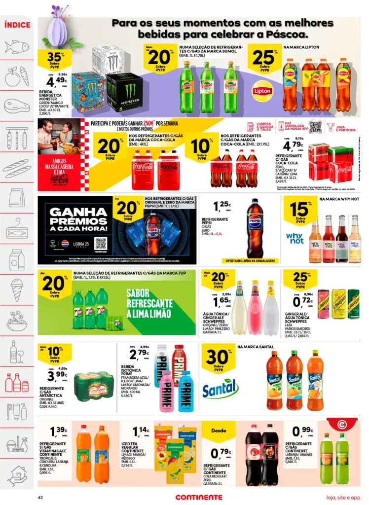 Folheto Continente de 8 a 14 Abril 2025 - Página 42