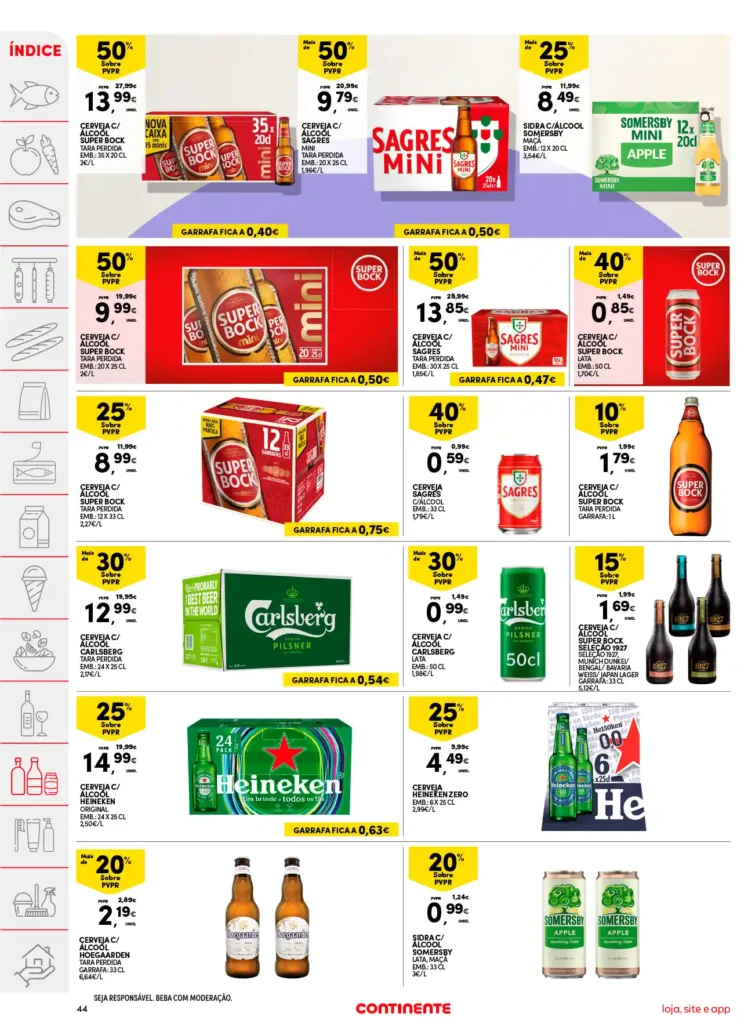 Folheto Continente de 8 a 14 Abril 2025 - Página 44