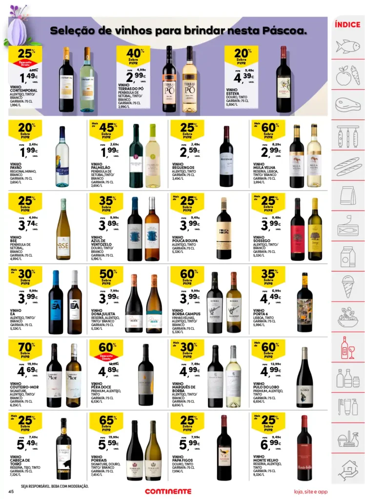 Folheto Continente de 8 a 14 Abril 2025 - Página 45