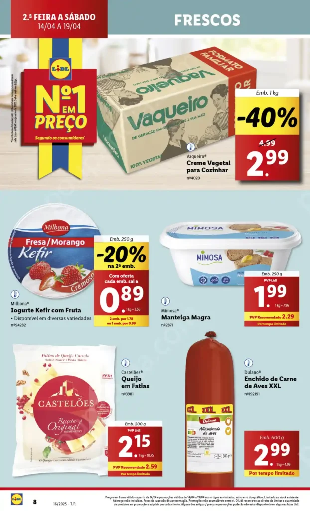 Folheto Lidl de 14 a 19 Abril 2025 - Página 08