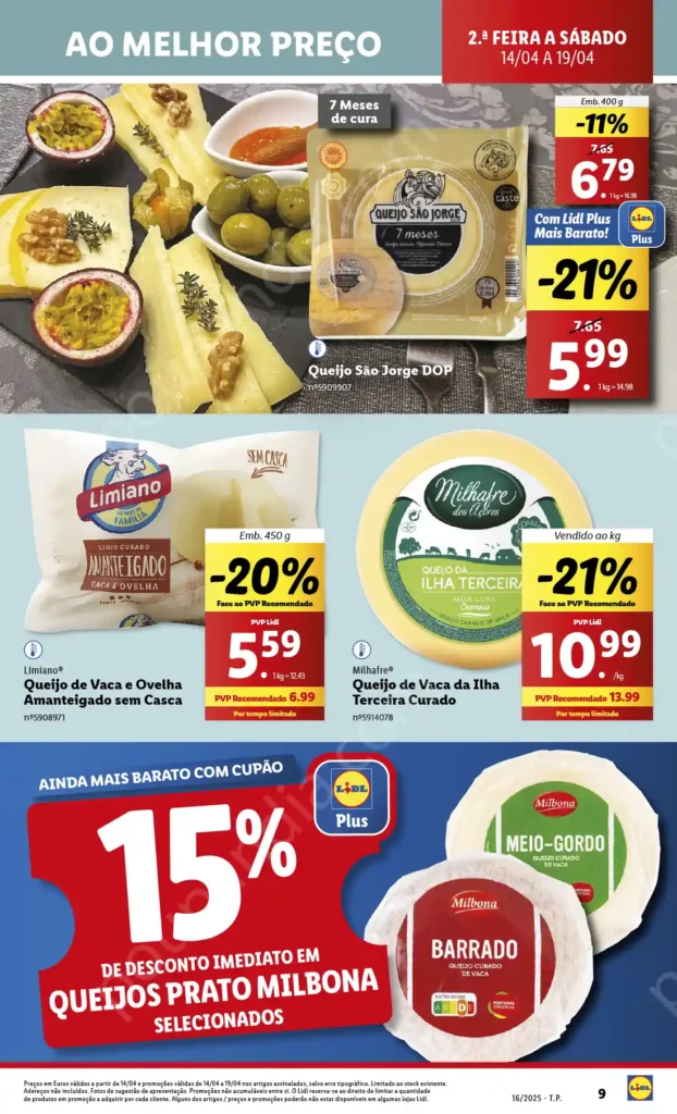 Folheto Lidl de 14 a 19 Abril 2025 - Página 09