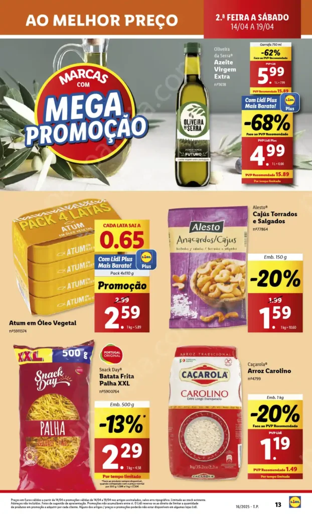 Folheto Lidl de 14 a 19 Abril 2025 - Página 13