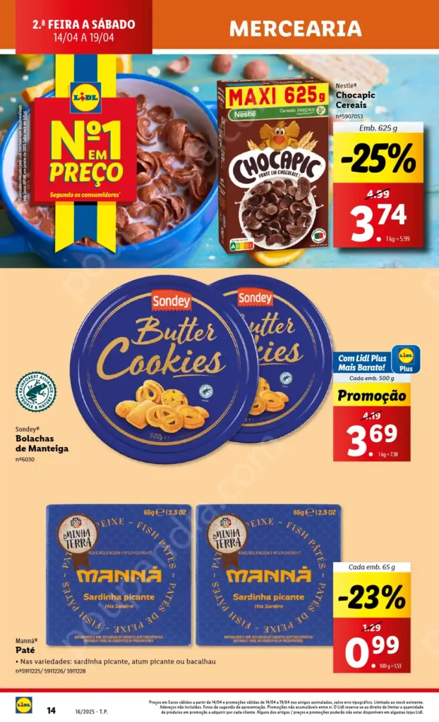 Folheto Lidl de 14 a 19 Abril 2025 - Página 14