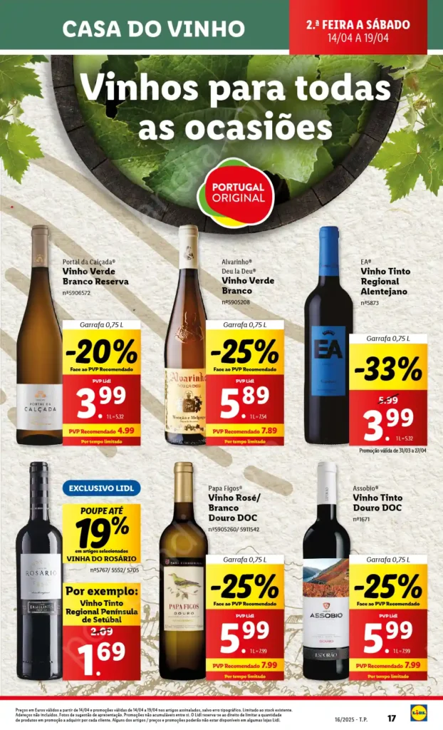 Folheto Lidl de 14 a 19 Abril 2025 - Página 17