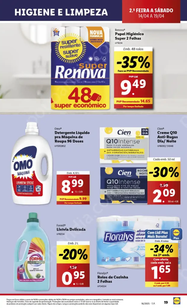 Folheto Lidl de 14 a 19 Abril 2025 - Página 19