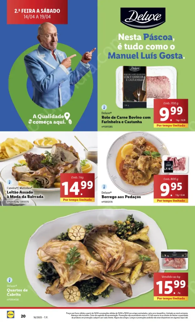 Folheto Lidl de 14 a 19 Abril 2025 - Página 20