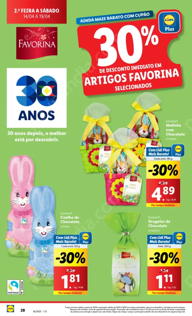 Folheto Lidl de 14 a 19 Abril 2025 - Página 28