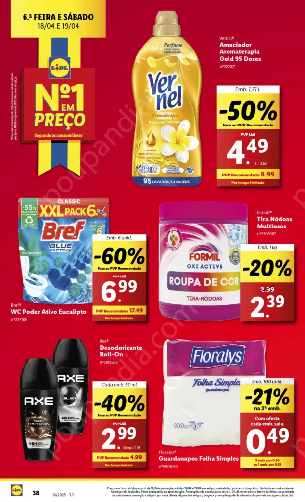 Folheto Lidl de 14 a 19 Abril 2025 - Página 38