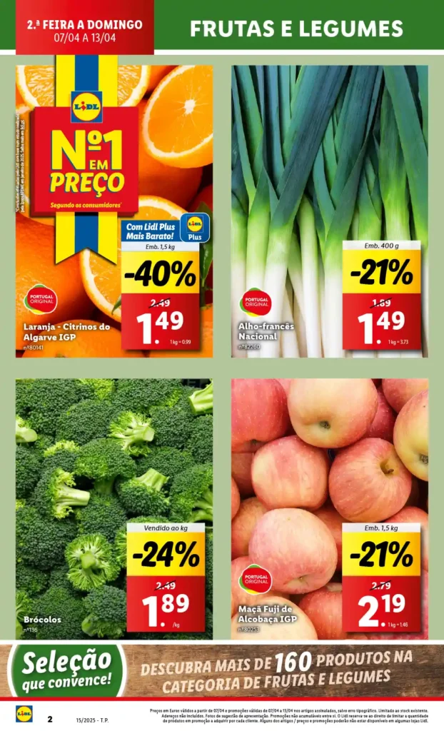 Folheto Lidl 7 a 13 de Abril de 2025 - Página 02