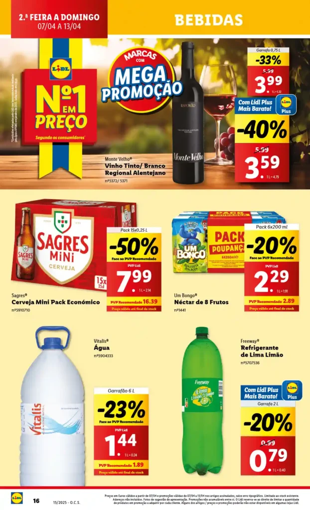 Folheto Lidl 7 a 13 de Abril de 2025 - Página 16