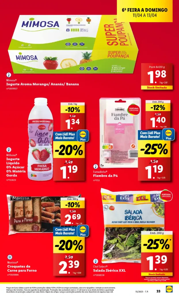 Folheto Lidl 7 a 13 de Abril de 2025 - Página 33