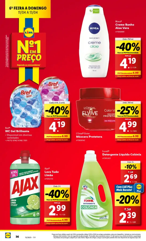Folheto Lidl 7 a 13 de Abril de 2025 - Página 36