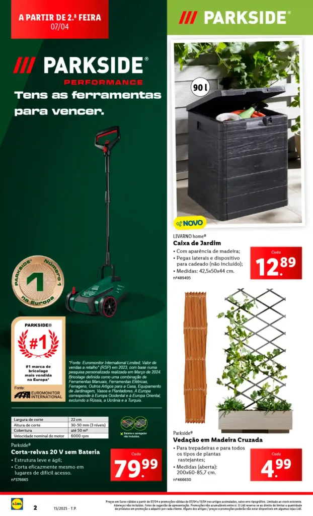 Folheto Lidl Bazar a partir de 7 de Abril de 2025 - Página 02