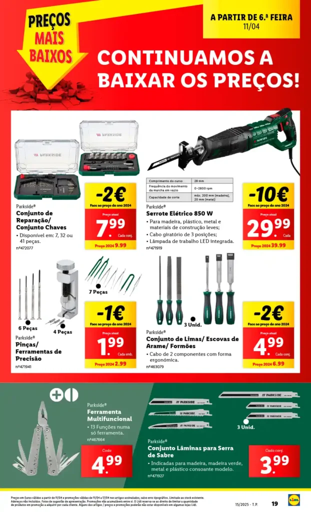 Folheto Lidl Bazar a partir de 7 de Abril de 2025 - Página 19