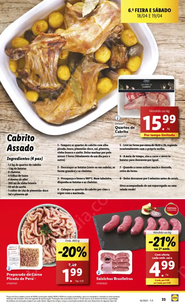 Folheto Lidl Fim de Semana 18 e 19 Abril 2025 - Página 2