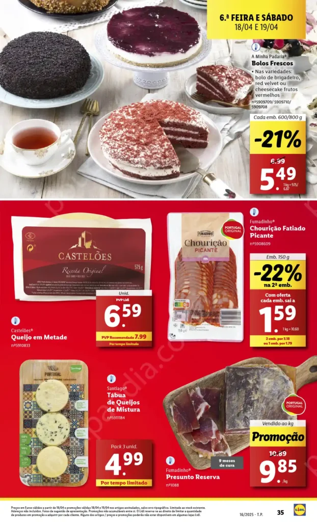 Folheto Lidl Fim de Semana 18 e 19 Abril 2025 - Página 4